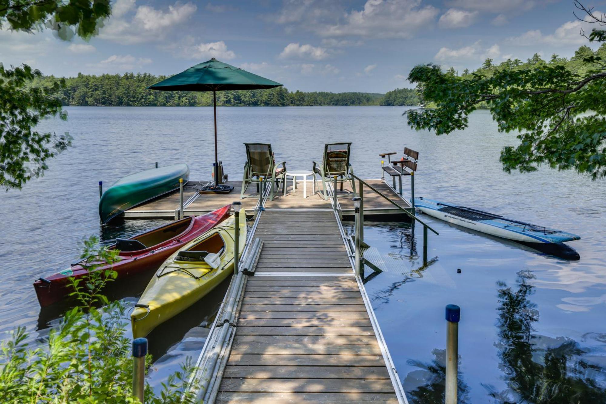 Maine Cottage With Dock And Kayaks, Near Augusta! Εξωτερικό φωτογραφία